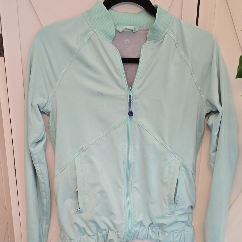 Reversible Ivivva Mint Green Bomber Jacket